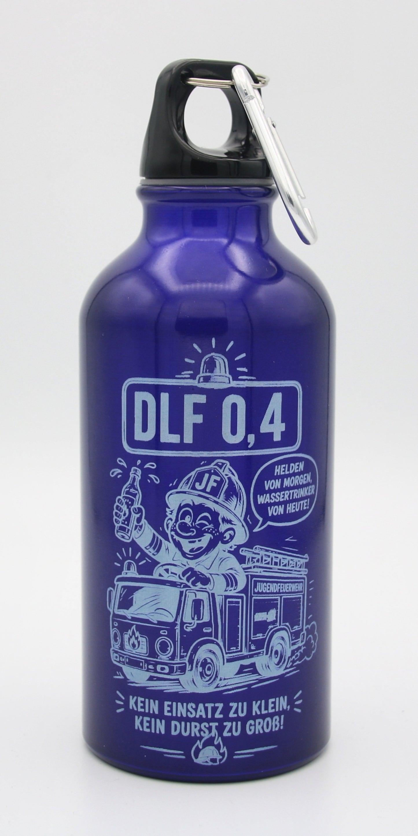 Trinkflasche JF mit Karabiner 400ml